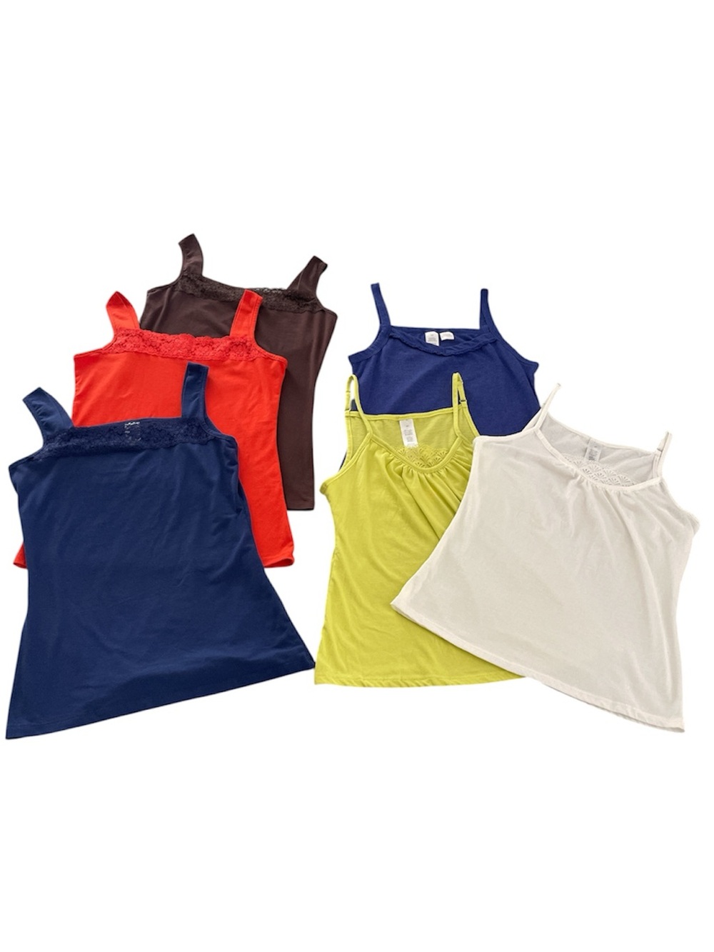 Bundle of 6 camisoles, size small